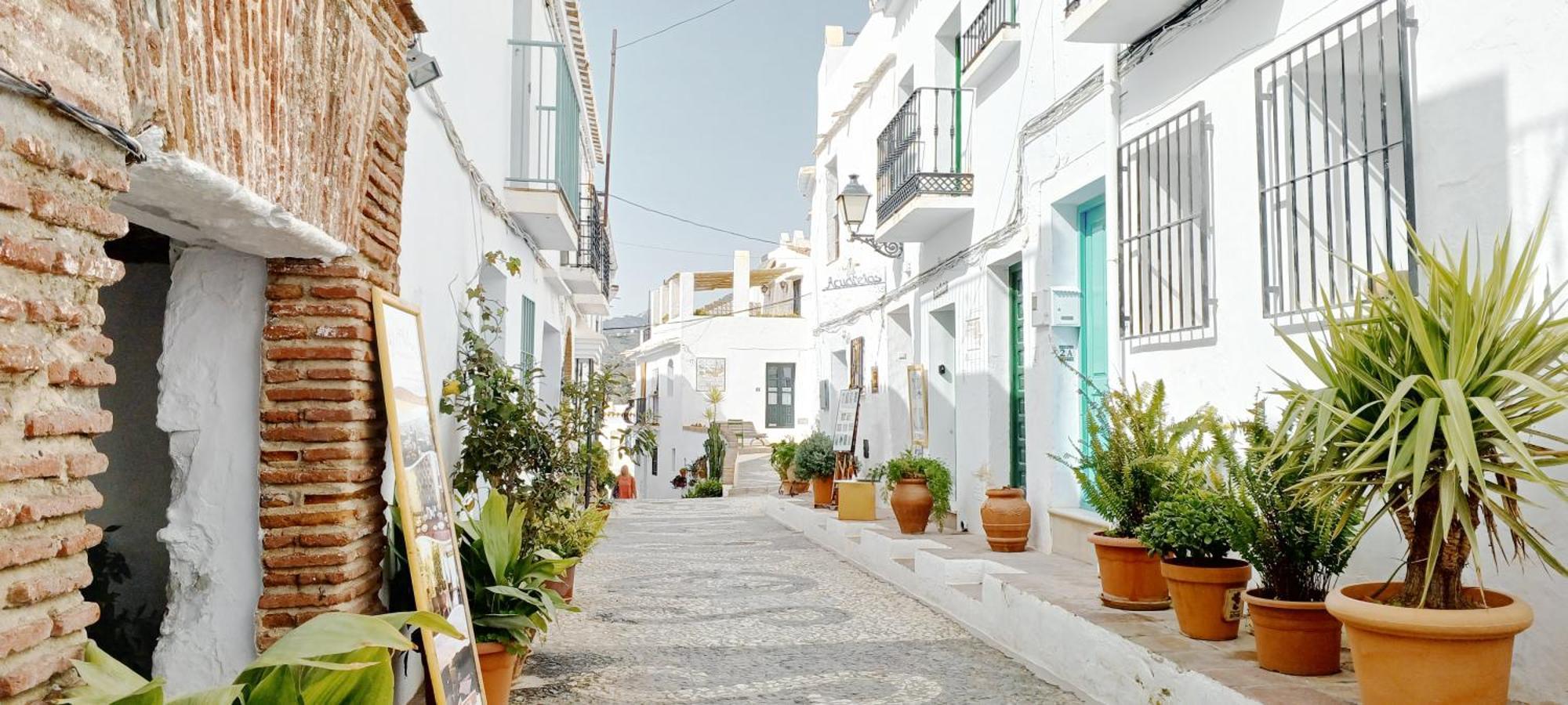 Las Pizarrillas: Tu Hogar En Este Blanco Pueblo Frigiliana Exterior photo